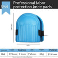 A pair of foam kneepads in EVA material for work on hard floors.