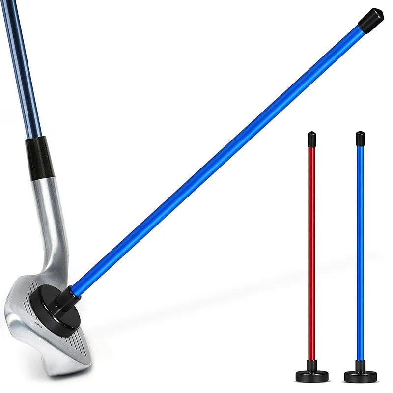 Aluminium alloy golf swing trainer with magnetic baseball bar alignment tool