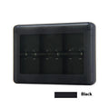 NDS and 3DS game card storage box holding multiple cartridges, shown in blue colour.