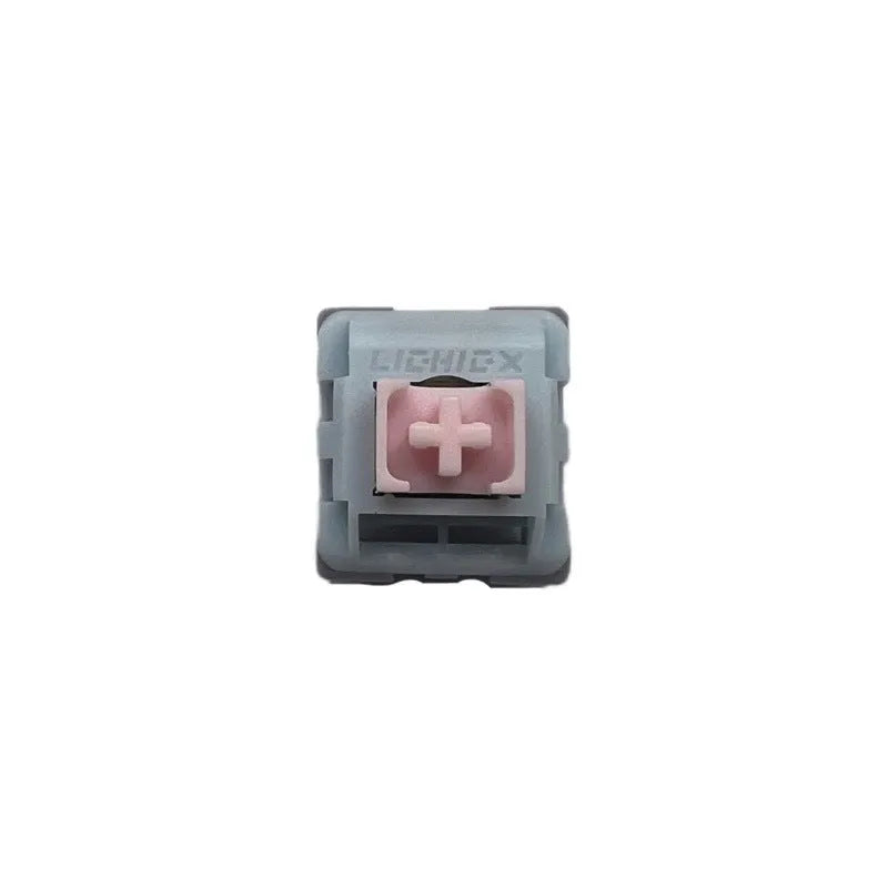 Four linear silent mechanical keyboard switches with custom POM shaft cores and Japanese oil lubrication