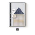 Abstract geometric pattern canvas painting wall art in modern style