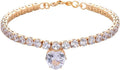 Gold rhinestone heart-shaped collar for a dog or cat on a white background.