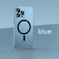 Aluminium alloy frame iPhone case with magnetic closure in five metallic colour options