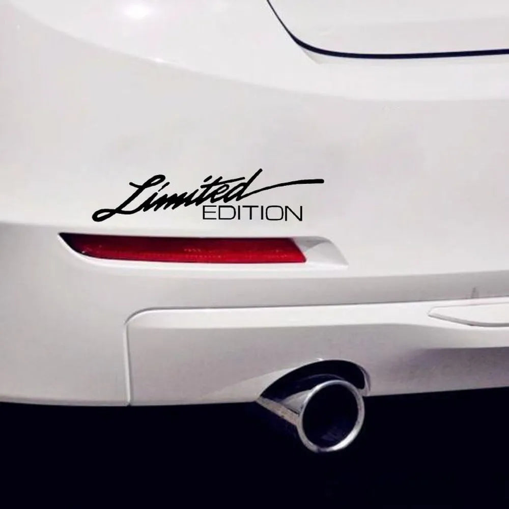 English reflective bumper sticker in plastic measuring 16cm by 3.8cm with British design