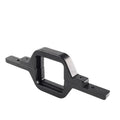 Black aluminium alloy reversing light bracket for Jeep Wrangler vehicles with pre-drilled mounting holes