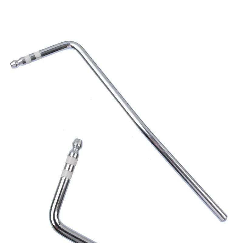 Direct plug-in metal guitar tremolo bar in black, blue, gold, and silver colour options.