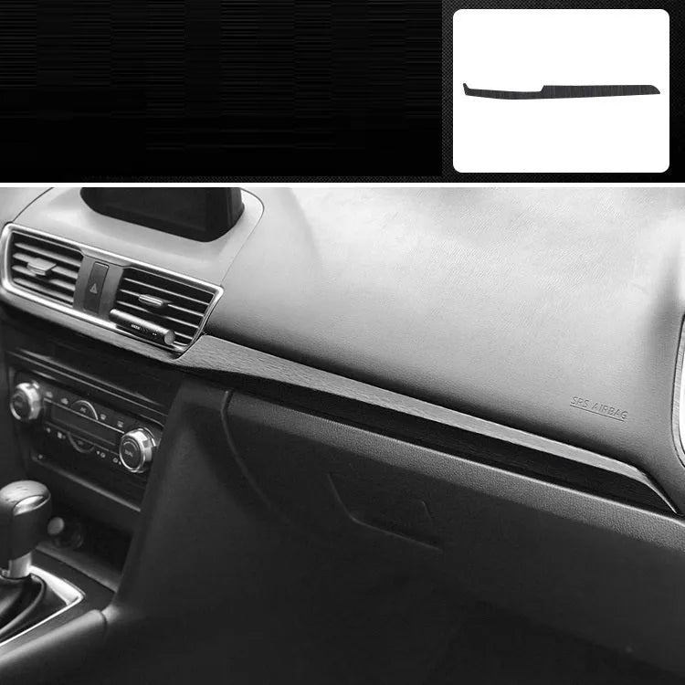 Car interior decorative film sticker set for centre console, instrument panel, and door handle modification