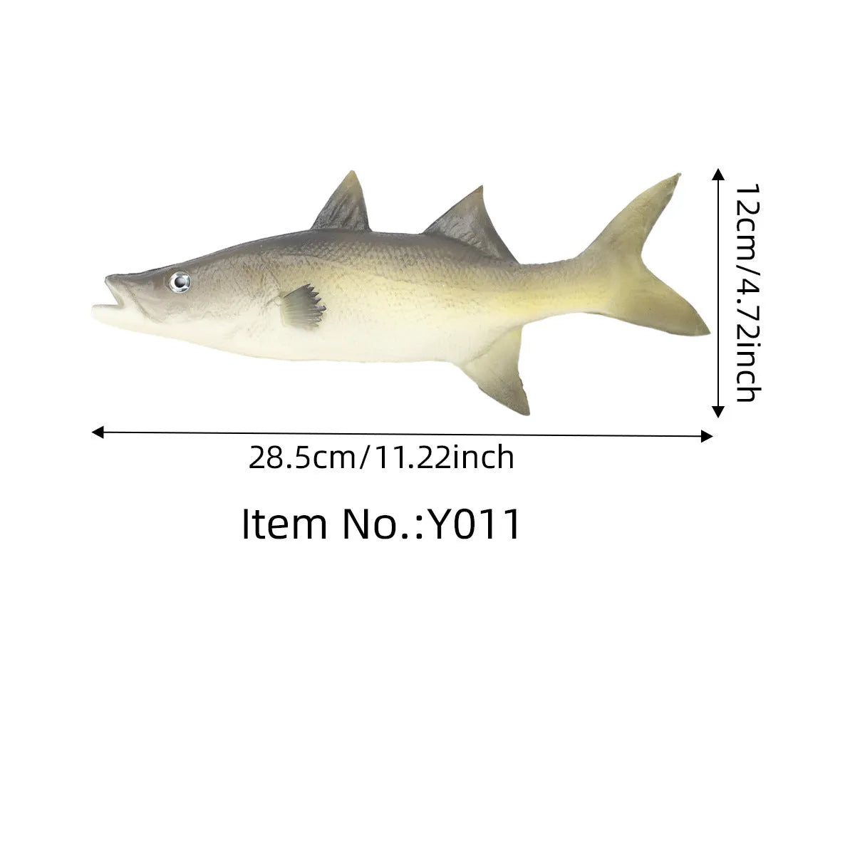 PU simulated fish ornaments including yellow-fin tuna and small tuna models for aquarium decoration