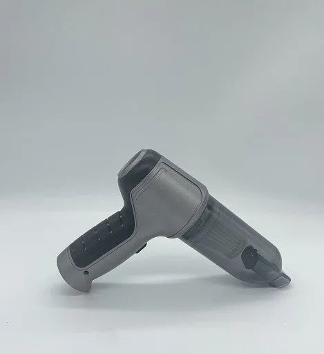 Wireless charging car pet vacuum cleaner with 9000Pa suction in brushless gold colour, showing handheld design