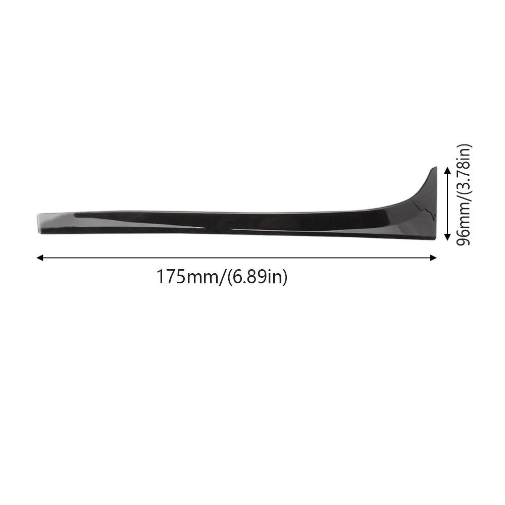 Glossy black ABS plastic rear window spoiler wing for Volkswagen Golf 7 MK7 car.