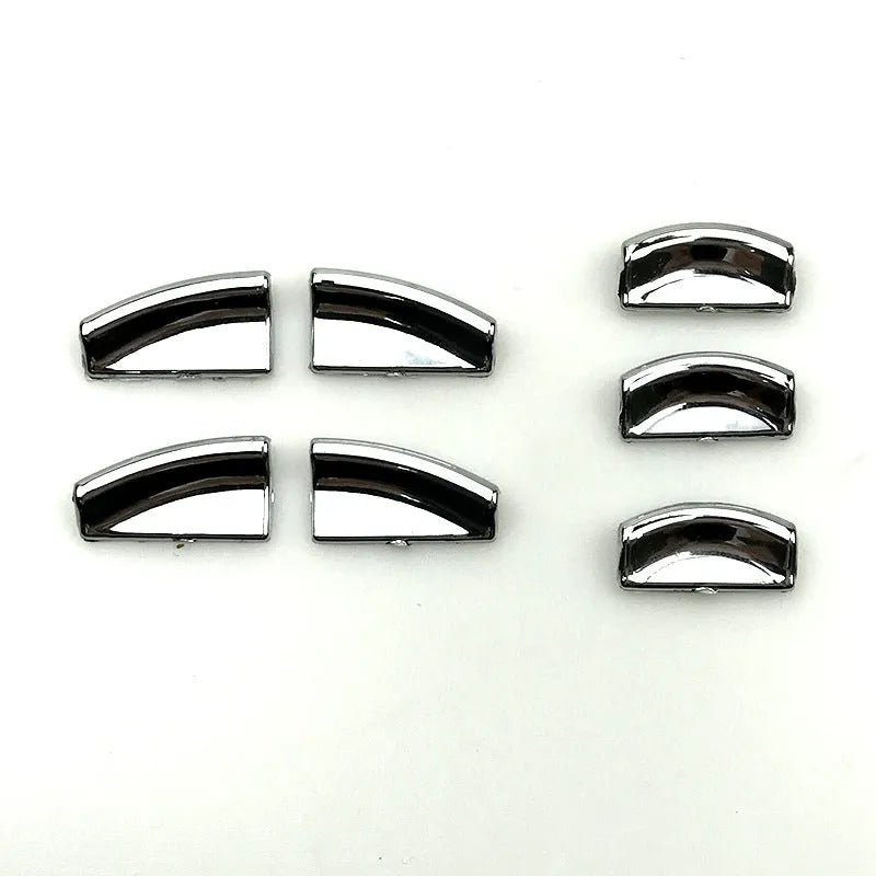 Black ABS plastic decorative sticker for car window lift button modification