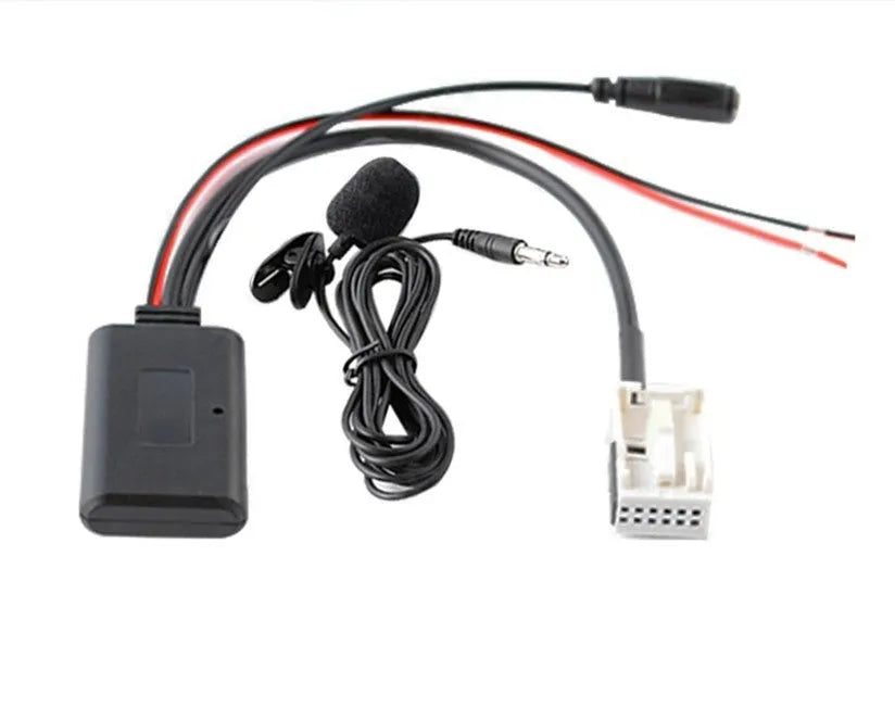 Citroen Peugeot car audio Bluetooth AUX cable and microphone kit for RD4 stereo units