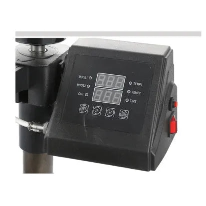 Black multifunctional heat transfer machine for thermal printing on slate fabric plates