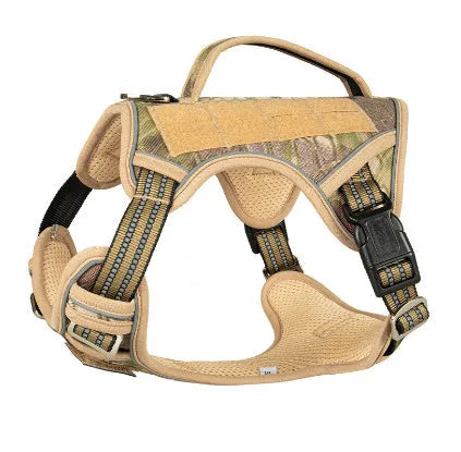 Tactical working dog chest strap harness in Oxford cloth with multiple colour options