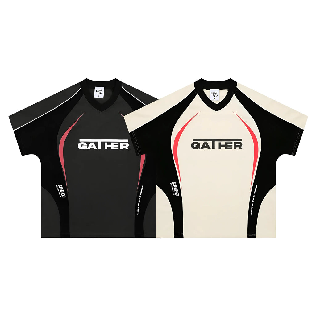 Men's loose fit t-shirt with colour matching letters printed design in black or apricot colour