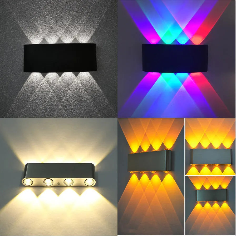 Modern aluminium LED corridor and TV background lighting strip with compact dimensions