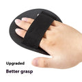 Women's natural rubber bath gadget finger style in round cake colours with bath towel