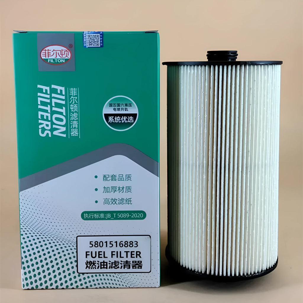 Iveco 5801516883 folding element fuel filter cartridge for diesel vehicles