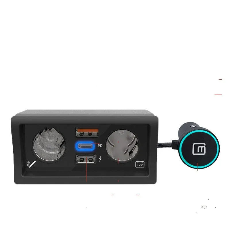 Lavida car charger with QC3.0 fast charging for Android and Apple devices