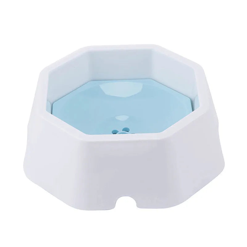 Automatic floating water bowl for cats and dogs, PP, 23x23x8 cm, pink or light blue pet drinking device