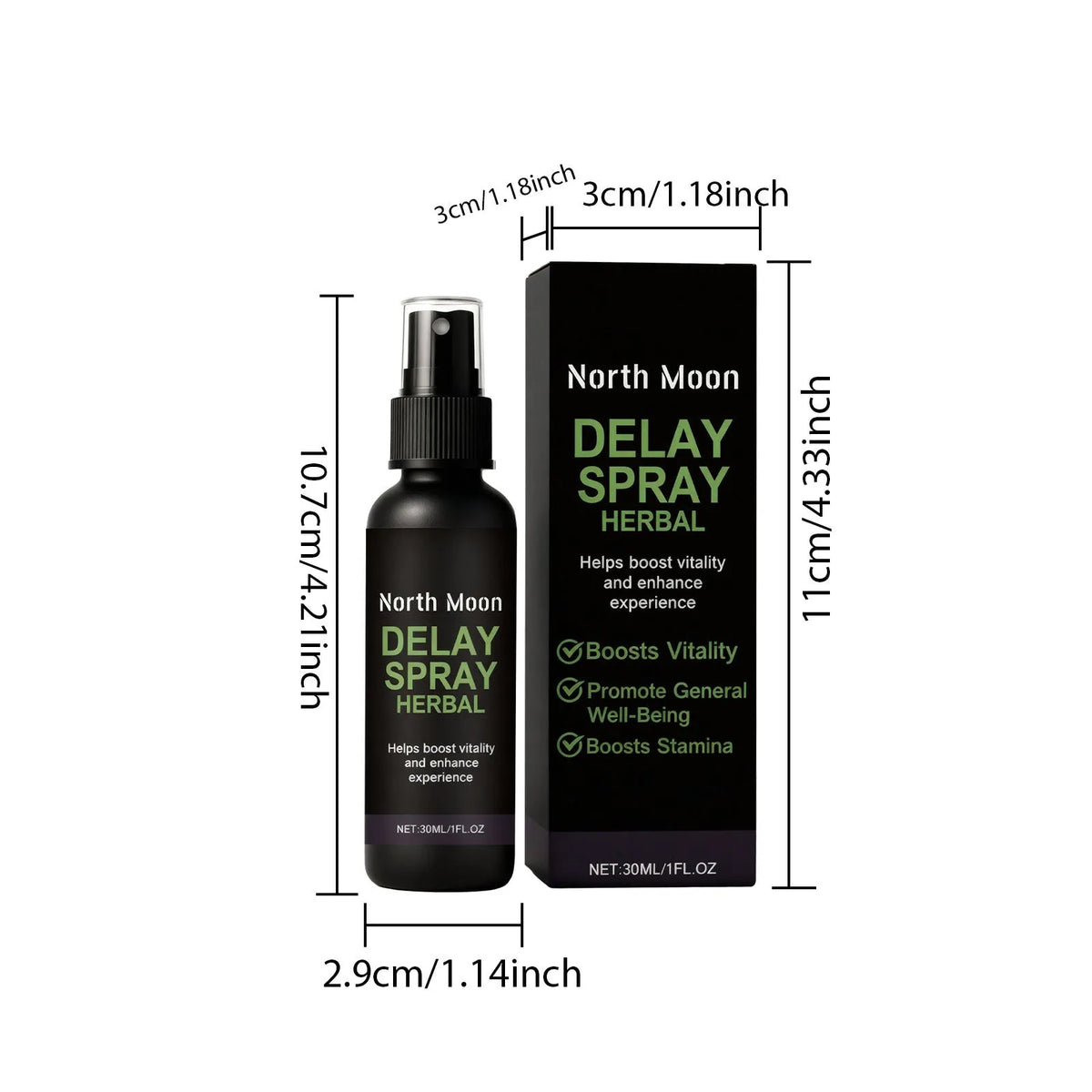 30ml herbal care spray bottle with ginger extract and ginger root oil, compact skin care product