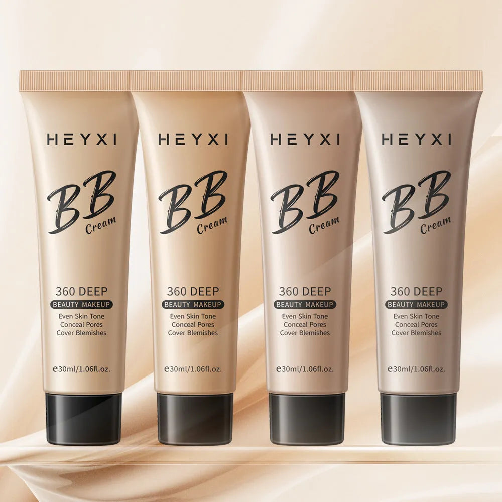 Waterproof sweat-proof BB cream in four shade options 01 02 03 04