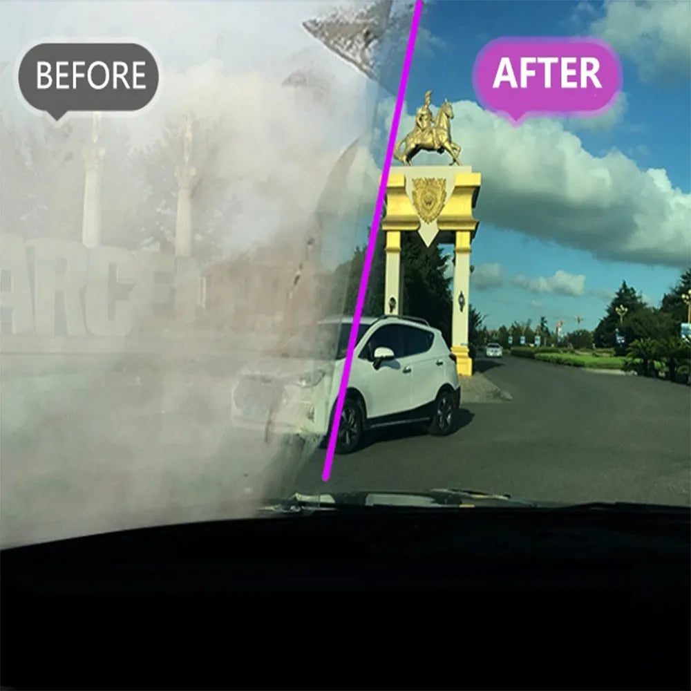 Car glass antifogging spray bottle in 100ml and 50ml sizes for windscreen condensation
