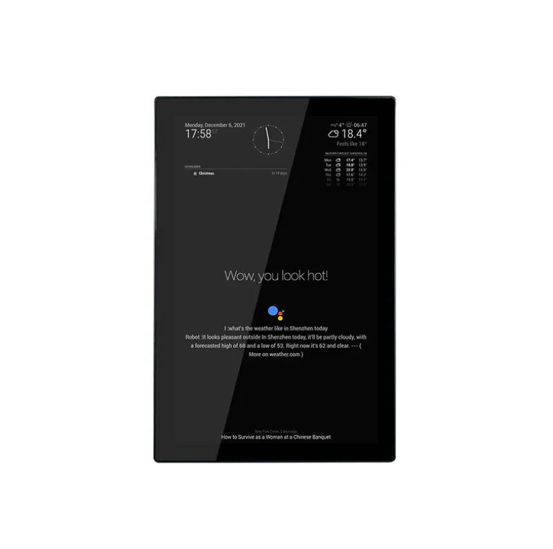 13.3 inch integrated computer voice assistant with CM4 main control and touch display screen