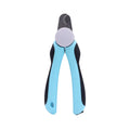 Blue heavy duty dog nail clippers with safety guard for large breeds