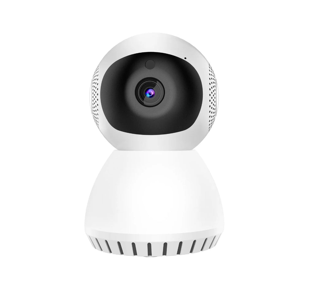 Wireless security camera with dual-frequency connectivity and 1080p HD resolution for home monitoring