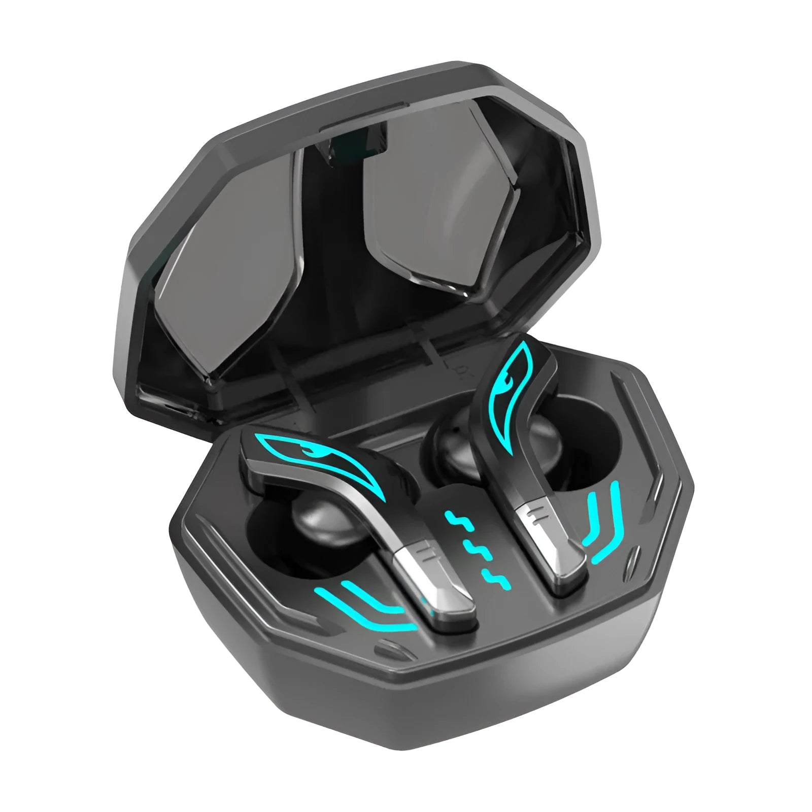 X15 wireless in-ear Bluetooth gaming headset with charging case in multi-colour options.