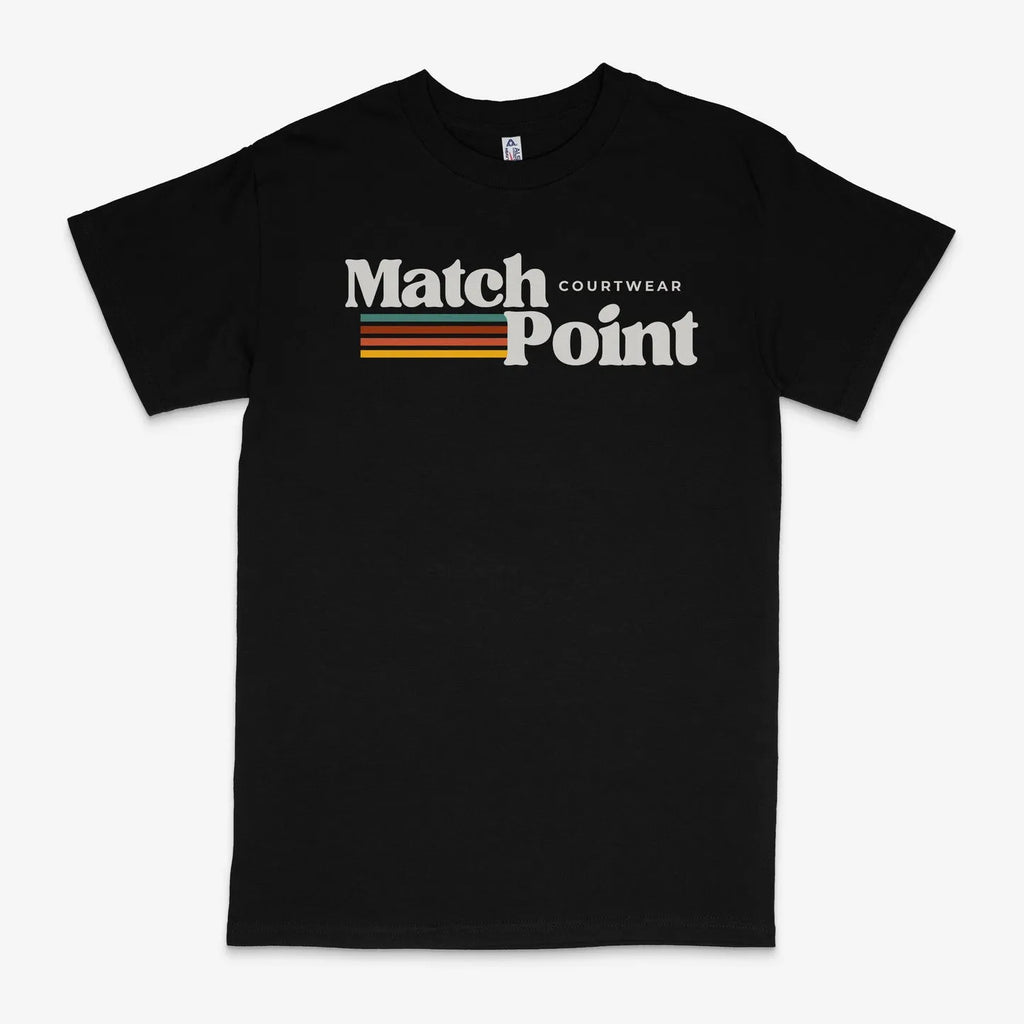 Black men's casual T-shirt with 3D digital printed pattern, short sleeves and round neck