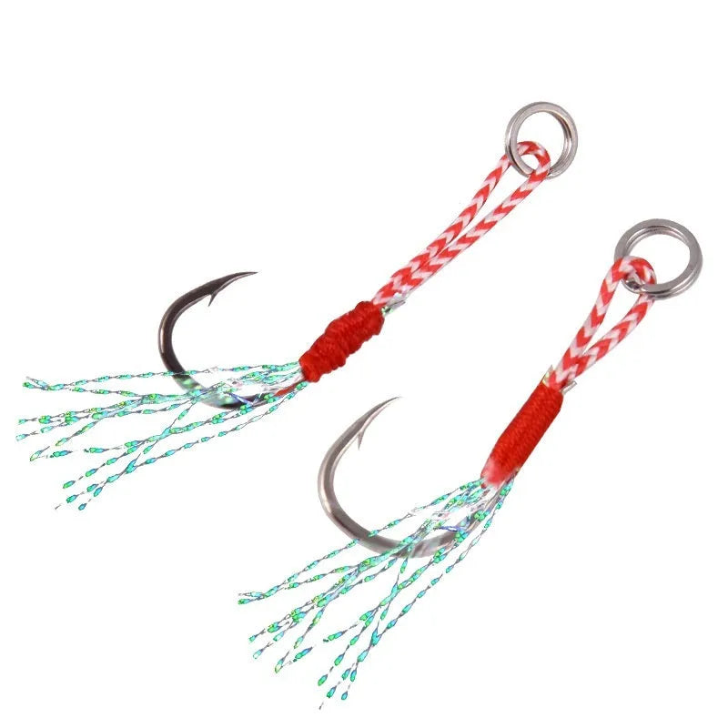 Bright wire iron plate single fishing hook for sea fishing, sizes 9 to 14.