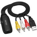HDMI to AV converter adapter cable with 110cm length and 1080p resolution support