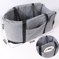 A cloth outdoor dog kennel in blue, suitable for car travel and four-season use.
