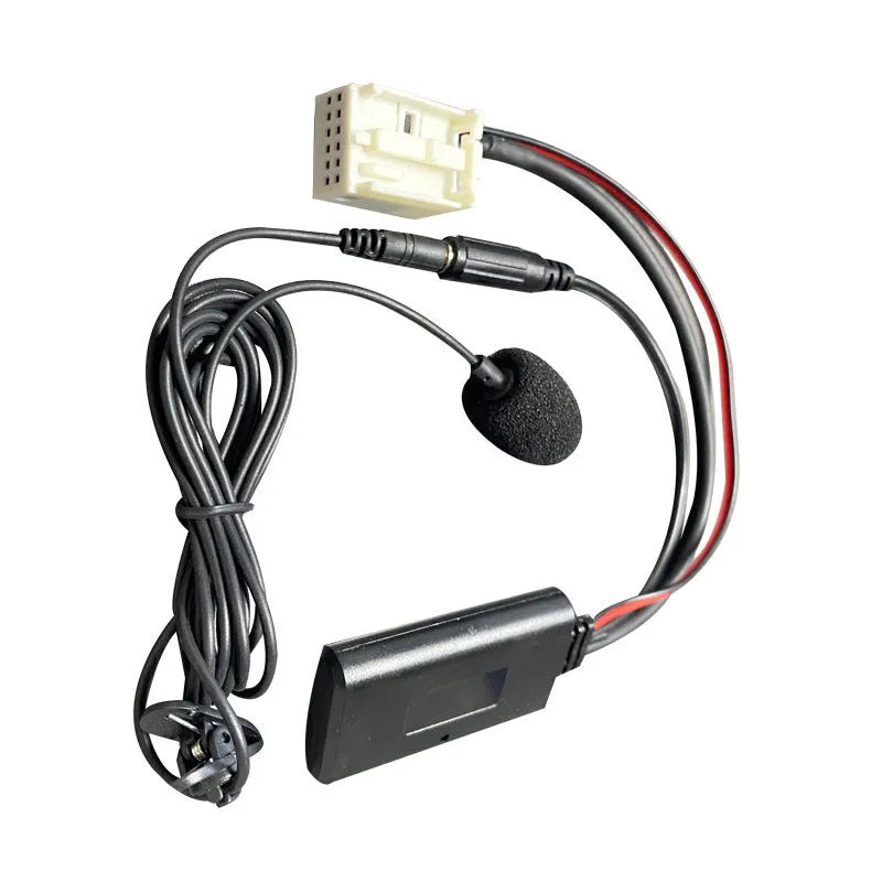 Citroen Peugeot car audio Bluetooth AUX cable and microphone kit for RD4 stereo units