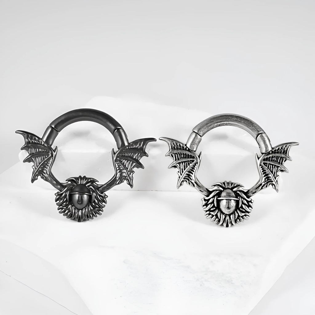 Copper geometric ear extender with sharp cone design and round magnetic connector