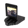 H198 HD car dashboard camera with six infrared lights and 2.4-inch screen for vehicle security recording