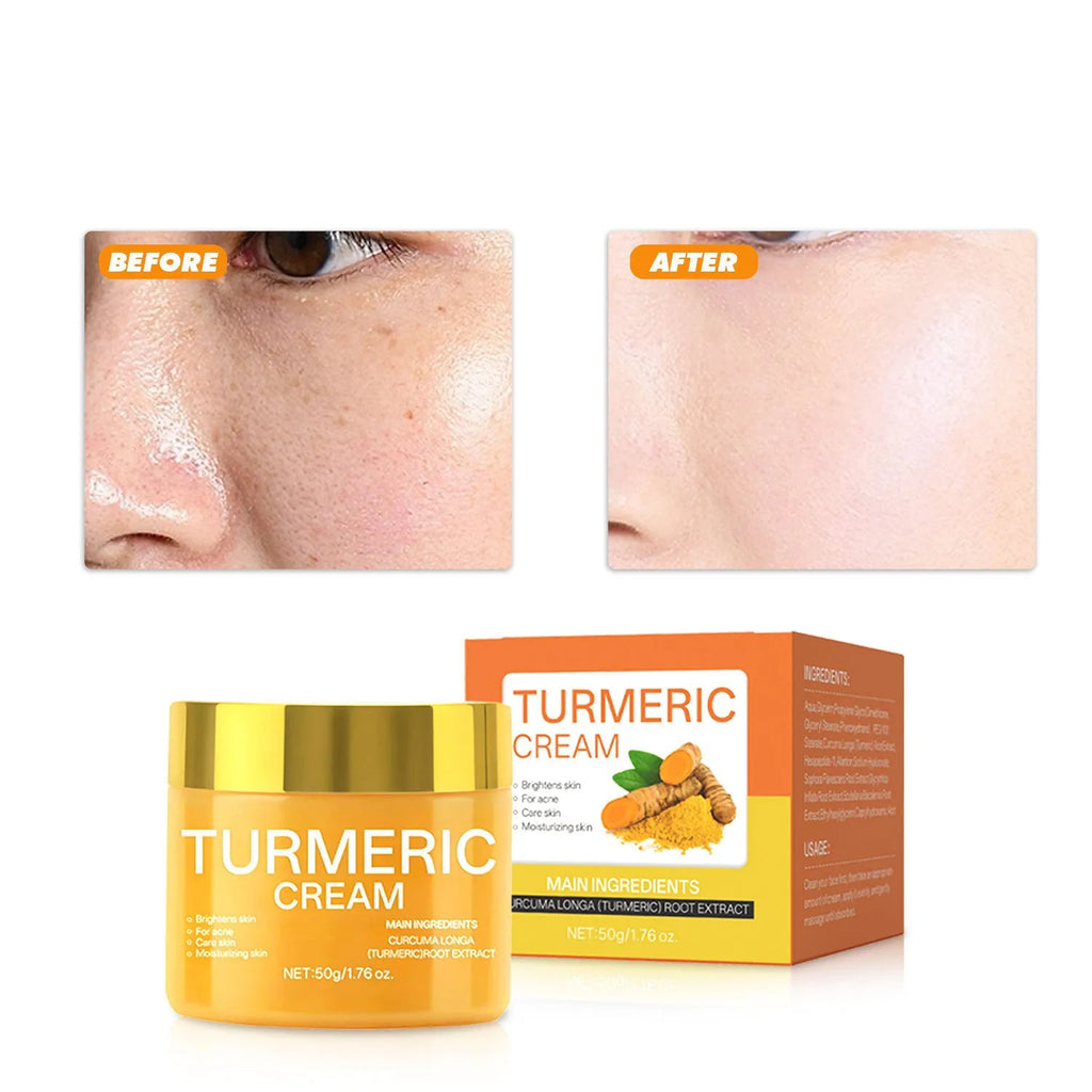 Brightening moisturising cream 50g jar measuring 53mm diameter