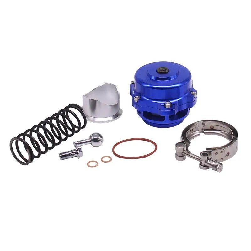 Aluminium alloy blowdown valve conversion kit in six colour options for turbocharger protection