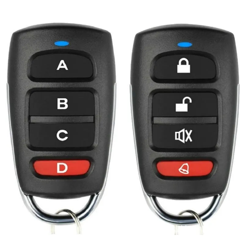 Clone remote control key 433MHz garage door access control 65x35.8x16mm ABCD button