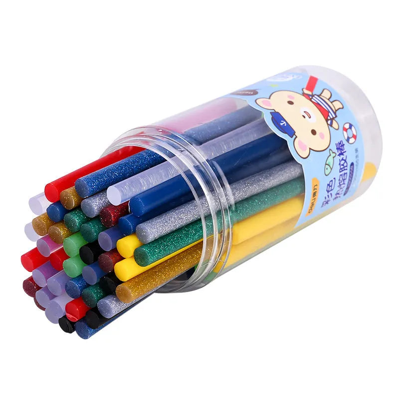 55 transparent hot melt adhesive sticks with 7.0mm diameter for glue guns