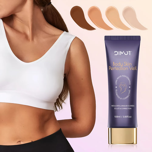 108ml pot of waterproof body concealer cream with an application brush for covering tattoos and birthmarks.