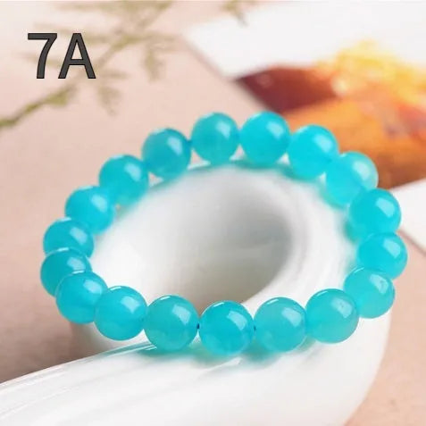 Grade 7A Amazonite natural scattered beads in polished finish for jewellery making, various sizes 8mm to 13mm