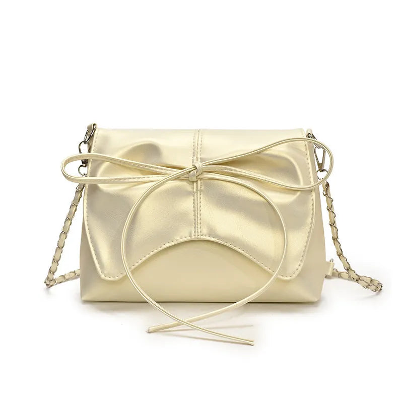 Women's underarm crossbody bag in horizontal square shape with large capacity design