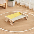 Wooden cat dog hanging bed hammock for balcony or window mounting