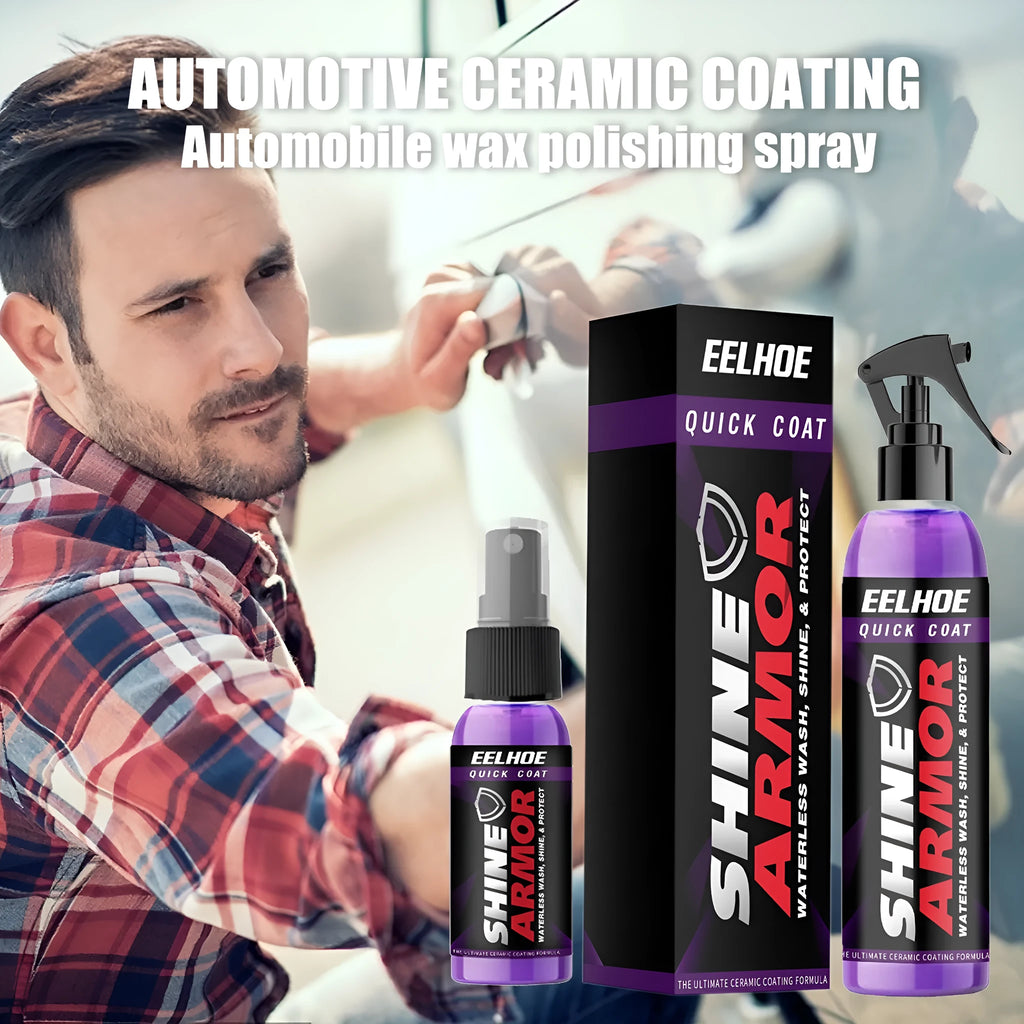 Purple microplated crystal car coating spray for automotive paint protection