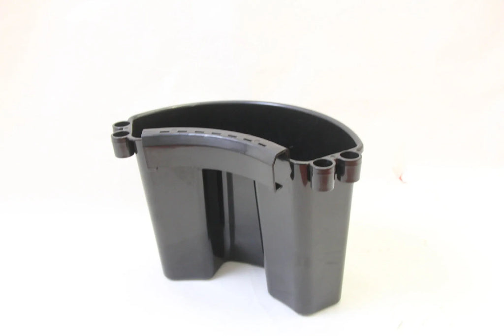 PP plastic car washing bucket with detergent holder in black, red, blue and pink colour options
