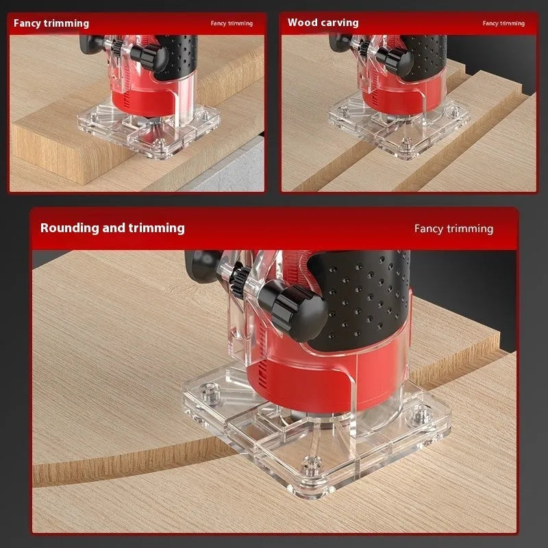 Brushless 21V lithium battery trimmer, rechargeable bare metal engraving machine for woodworking and household trimming, US power spec.