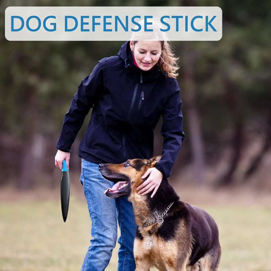 35cm blue-handled dog break stick training tool for bite prevention and mouth release